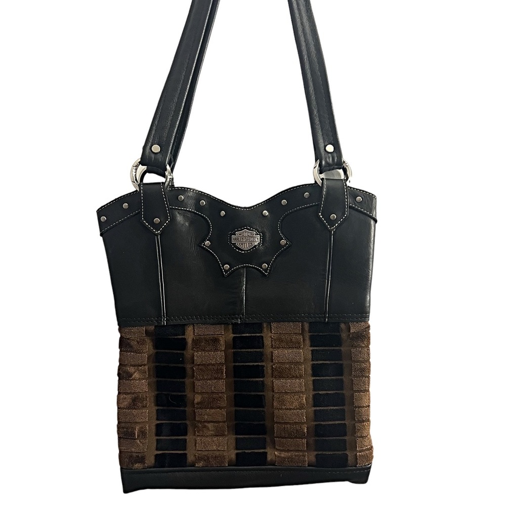 Handmade Harley Davidson leather jacket crossbody